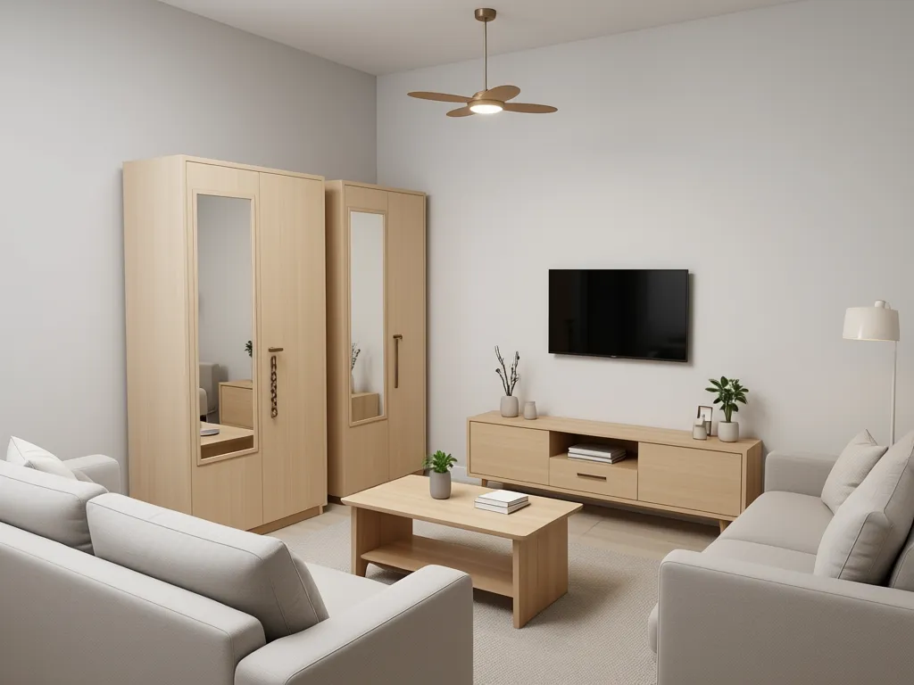 TV unit after user design